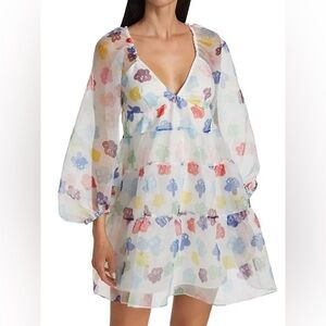 STAUD Multicolor Floral Dress